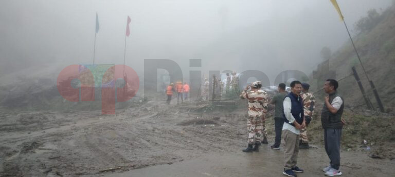 2 killed in a massive landslide at Pine Grove area, Ziro