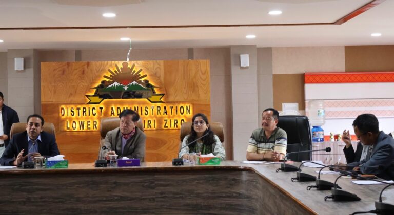Ziro MLA Chairs Crucial Meeting to Boost Enrolment in Government Schools