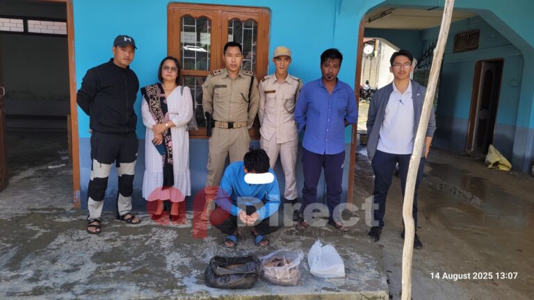 928 Grams of Suspected Cannabis Seized in Ziro; One Arrested