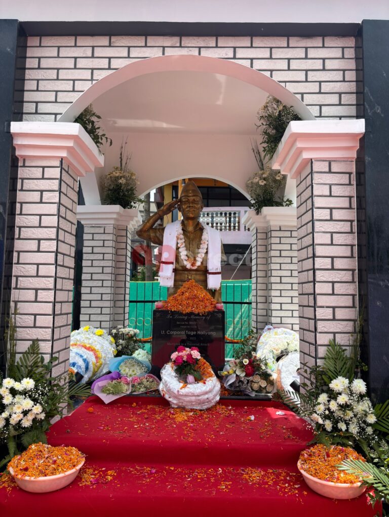Arunachal Remembers Martyr Corporal Tage Hailyang on First Death Anniversary